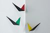 Poul Cadovius, Wall-Mounted 'Butterfly' Shelves (3)