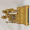 Ornate Brass Mantel Clock
