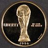 1994-W $5 GOLD WORLD CUP COMM COIN
