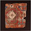 Central Anatolia Karapinar Rug 3 ft 8 in x 3 ft 2 in (1.11 m x 0.96 m)