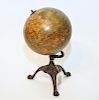 A Vintage Globe on a Metal Base