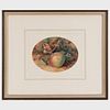 William Hough (1819-1898): Still Life with Apple; and Still Life with Apples and Grapes
