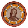 Stained Glass Roundels with Portraits of Composers, Plus