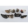Carved and Painted Duck Decoys
