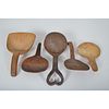 Carved Wooden Scoops