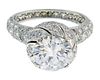 Tiffany & Co Schlumberger Diamond Platinum RING GIA Engagement