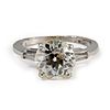 Platinum diamond engagement ring