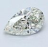 No Reserve GIA - Certified 0.91CT Pear Cut Loose Diamond I Color SI2 Clarity 