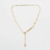 HERMES KELLY CHAIN LARIAT NECKLACE