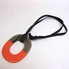 HERMES ISM GM BUFFALO HORN NECKLACE 