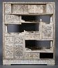 Antique Japanese Ivory Quail Cabinet, Meiji Era