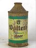 1955 Walter's Pilsner Beer 12oz 188-24 High Profile Cone Top Eau Claire Wisconsin