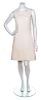 A Courreges Cream Wool Dress, Size 0.