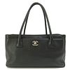 CHANEL EXECUTIVE LEATHER TOTE BAG

