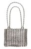 A "le 69" Silvertone Chainmail Handbag, 6.5" x 8" x 1".
