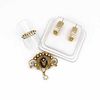 14K Gold Diamond Ring, Earrings, and Pendant