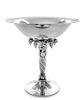A Danish Silver Compote, Georg Jensen Silversmithy, Copenhagen, Second Half 20th Century, the bowl worked to show vines and h