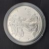 2001 W American Eagle 0.999 Silver Proof in Display Case