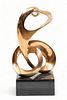 Antonio Kieff (Canadian/Spanish, B. 1936) Bronze Sculpture, Genius of Form, H 12.75" W 9"