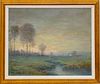 Archie Palmer Wigle (American, 1881-1969) Oil on Canvas, Landscape, H 19" W 24"