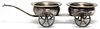 F.B. Rogers Silver-Plated Tabletop Wine Trolley