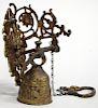 Antique Brass Wall-Mounting Sanctuary Bell