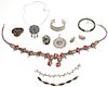 Assorted Tribal & Ethnic Jewelry, including Silver