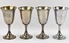 LORD SAYBROOK STERLING SILVER WATER GOBLETS