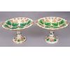 PAIR OF MEISSEN COMPOTES