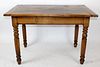 French Louis Philippe table with drawer