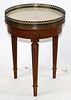 Louis XVI style side table with gallery