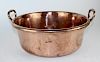 French hand hammered copper candy vat