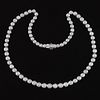 Ladies' 21.31 Carat Diamond Bezel Necklace 