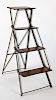 French folding library ladder