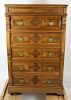 Victorian chest of drawers in oak