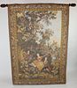 Classical scene tapestry on rod