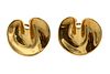 Tiffany and Company 18K Yellow Gold Clip Earrings