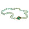 Jade, 14k Yellow Gold Necklace