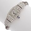 Ladies Gubelin Art Deco Diamond, Platinum Wristwatch
