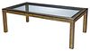 John Widdicomb Lacquered and Brass Mounted Table