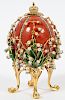 FABERGE IMPERIAL LILIES OF THE VALLEY EGG