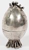 MAUREEN WICKE SILVER & YELLOW GOLD SURPRISE EGG