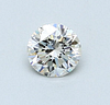 GIA - Certified 0.44 CT Round Cut Loose Diamond I Color VVS2 Clarity