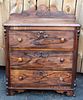 3 drawer American Victorian chest