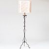 Baroque Style Wrought-Iron Floor Lamp