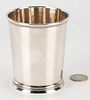 Coin Silver Julep Cup, T. Gowdey, Nashville mark