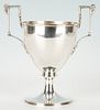 S. Kirk Coin Silver Cup with Double Ram's Head Handles, c. 1840