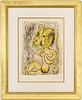 Marc Chagall Signed Color Litho from The Circus, 1967, M. 515