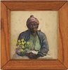 Elizabeth O'Neill Verner Pastel Portrait, Charleston Flower Seller