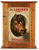 Dr. Lesure's Famous Remedies Veterinary Advertising Cabinet